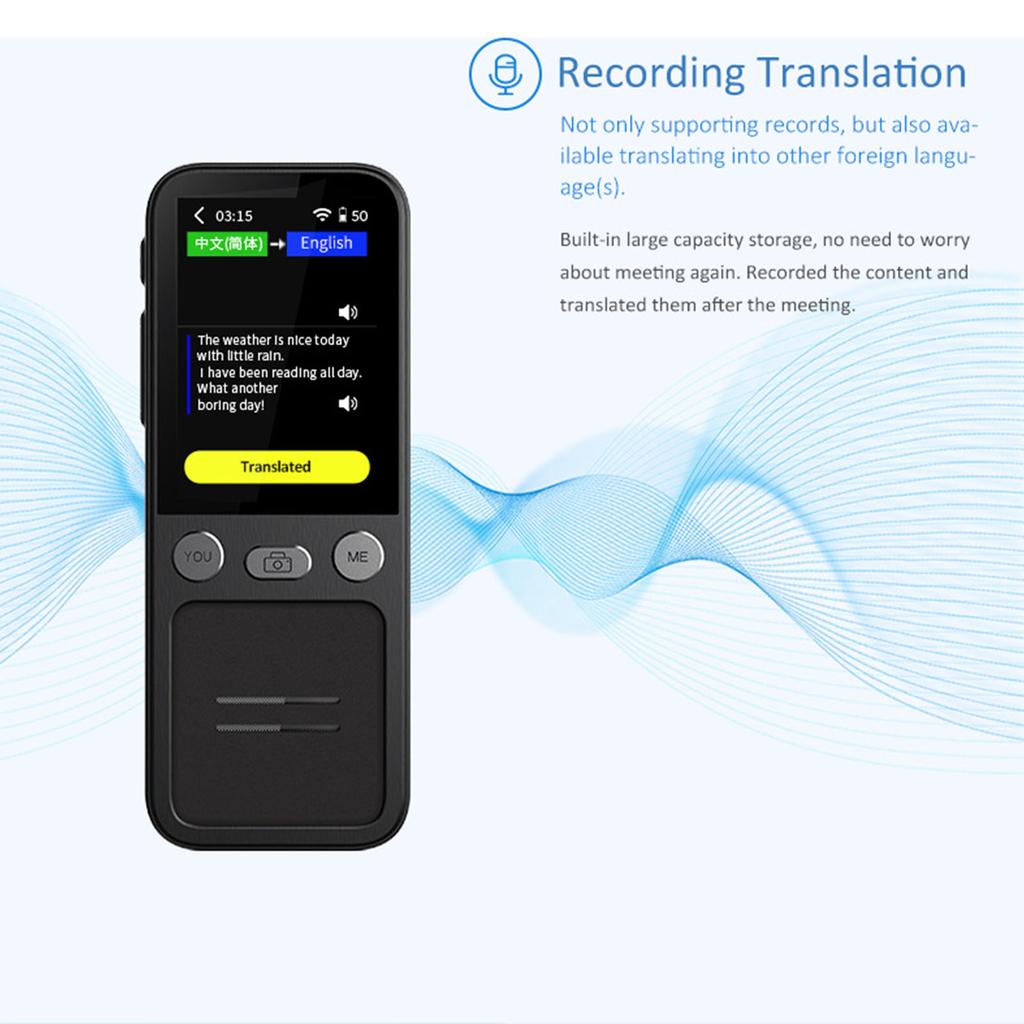Language Translator Smart 10 Country Offline Translation 134 Languages WiFi Voice Photo Translation Device