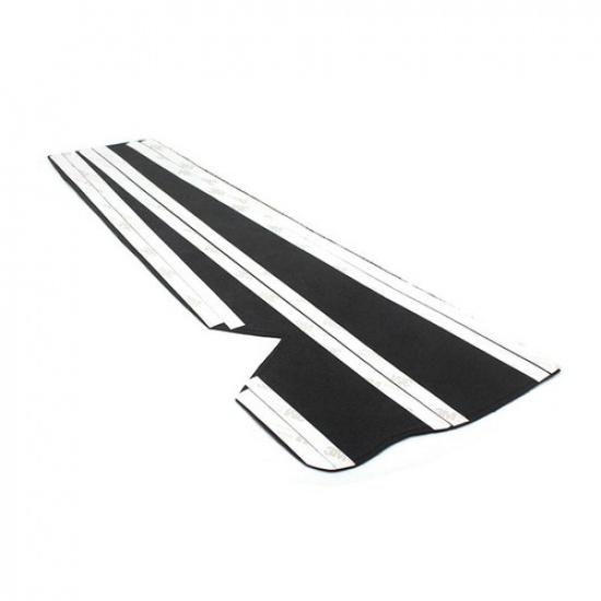 1x LHD Driving Door Armrest Handle Black Leather Cover For BMW 5 Series F10 F18