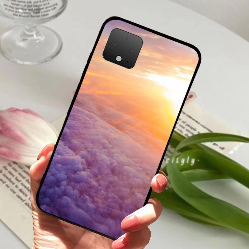 Case For Google Pixel 4A 5G Silicone Soft TPU Black Phone Cover For Google Pixel 5 XL 5G Protective Fundas Cases Luxury Coque