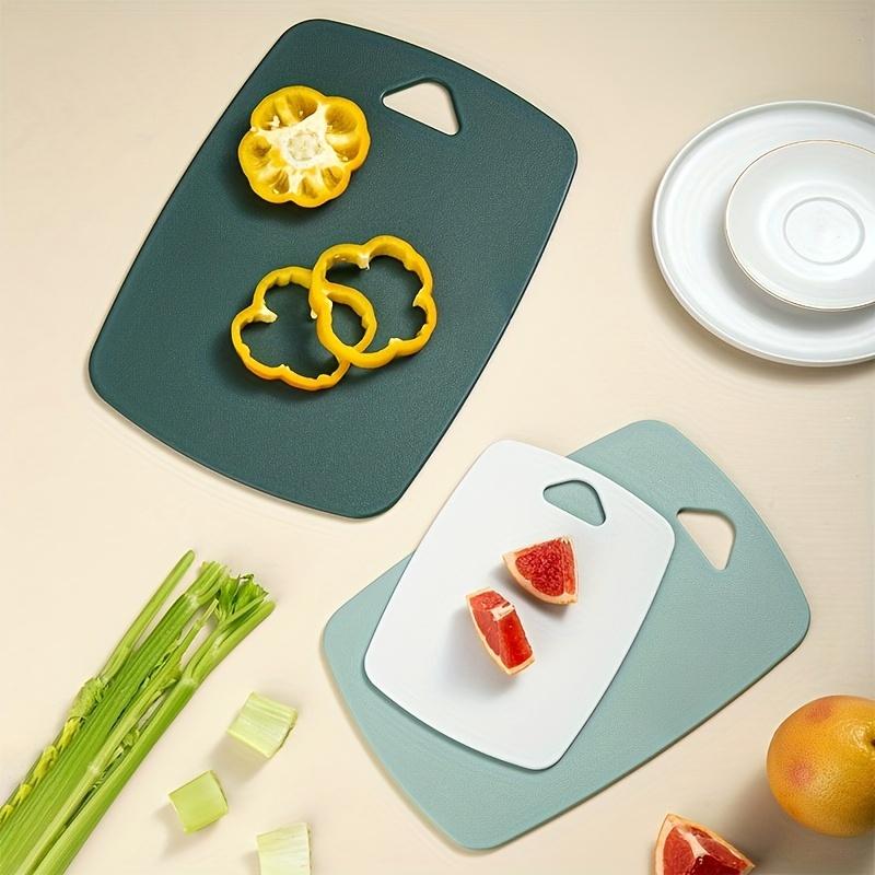3-Piece Plastic Cutting Boards-Thick,Durable Meat,Vegetable,and Fruit Cutting Boards with Easy-to-Grip Handles-Dishwasher-Washable Kitchen Essentials