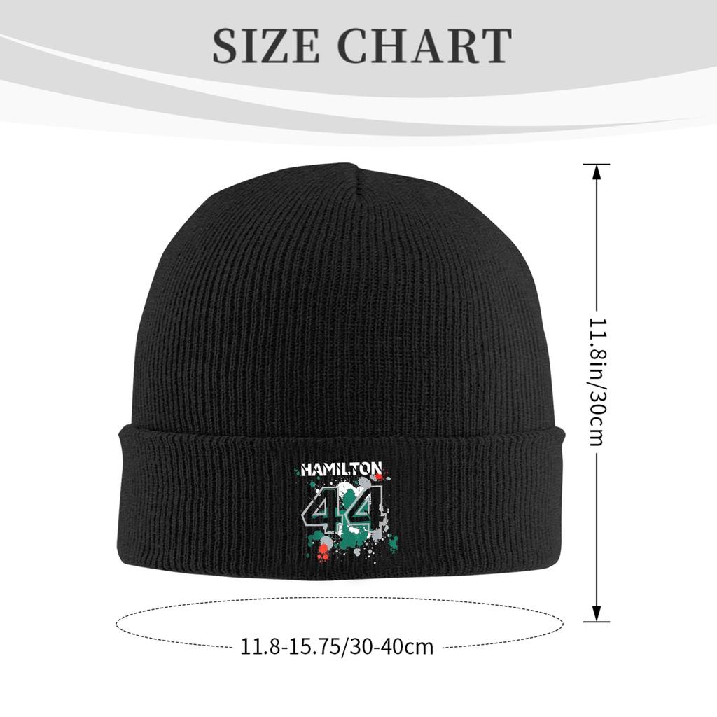 lewis hamilton 44 Winter Skullies Beanies Hat Warm Autumn Knitted Hats Bonnet Caps for Women Men