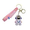 Cartoon Colorful Astronaut Keychain Pendant Ins Couple Car Schoolbag Pendant Doll Silicone Pendant