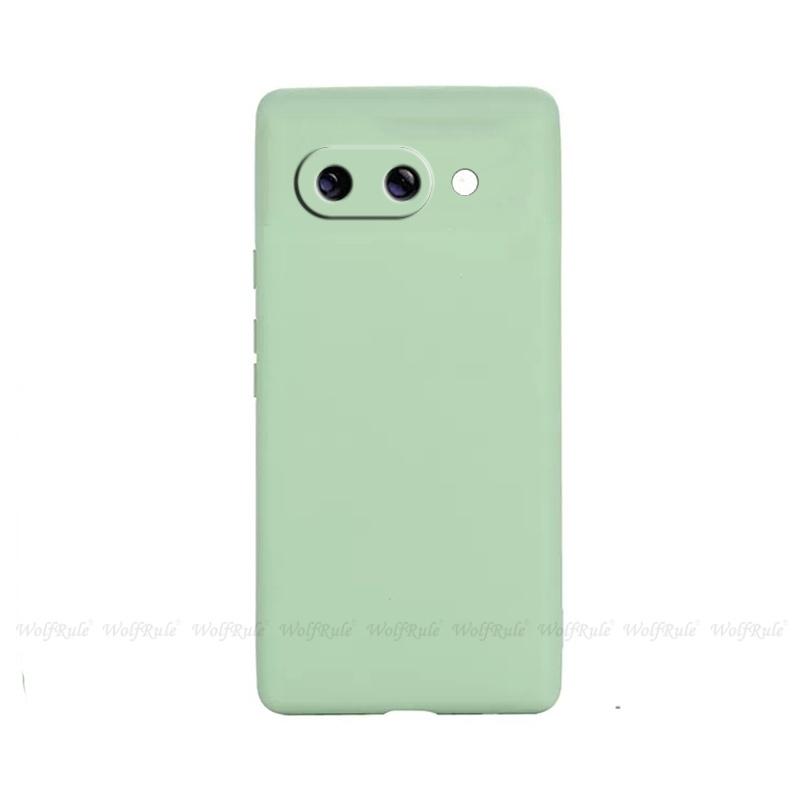 

Для чехла Google Pixel 9A Крышка Google Pixel9A Pixel 9A Capas Противоударный бампер Жидкий силикон ТПУ Мягкие чехлы Pixel 9A For Pixel 9A зелёный
