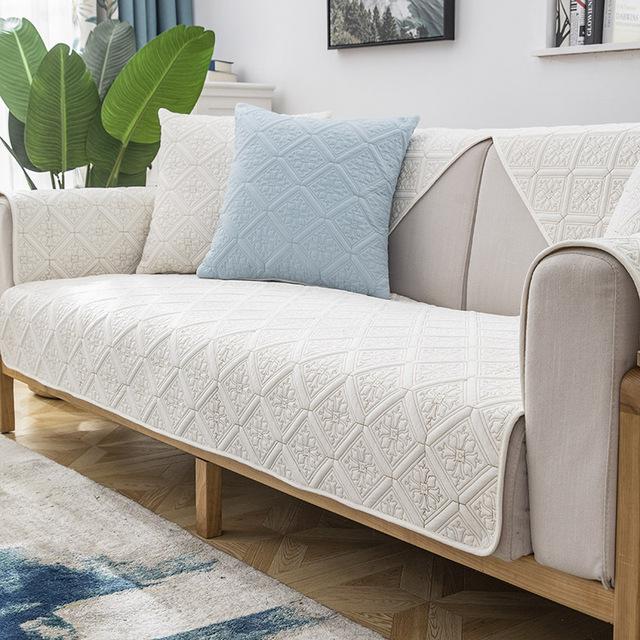 

Жаккардовый чехол на сиденье дивана, универсальный нескользящий комбинированный чехол для дивана, украшение для кресла для гостиной, мебельный чехол 1Pc 45x45 Pillowcase