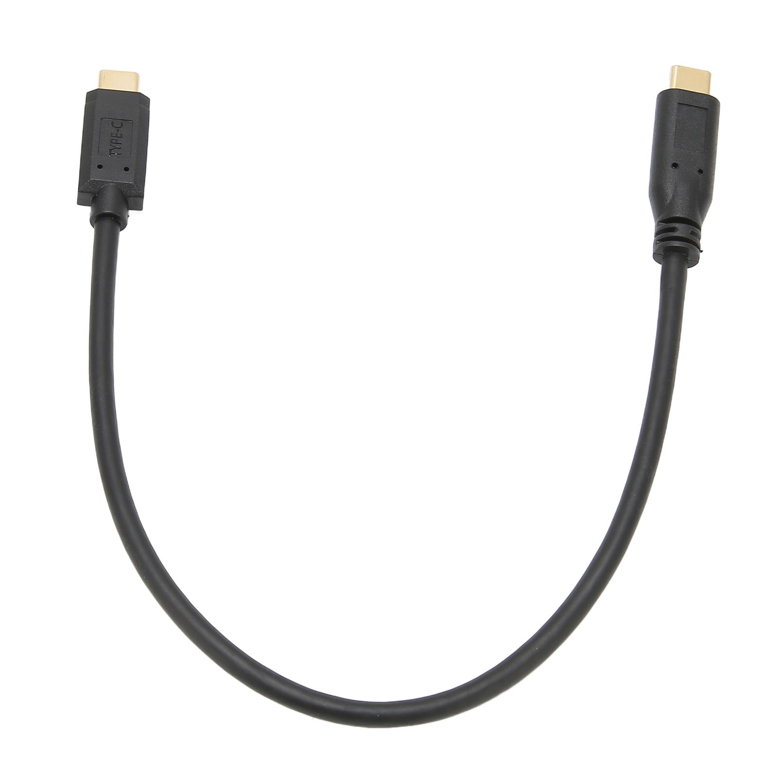 USB 3.1 Cable C to C Male to Femal with Fixing NutApprox 11.8in Long USB C to USB C Cable for Phone Laptop ChargerUSB C