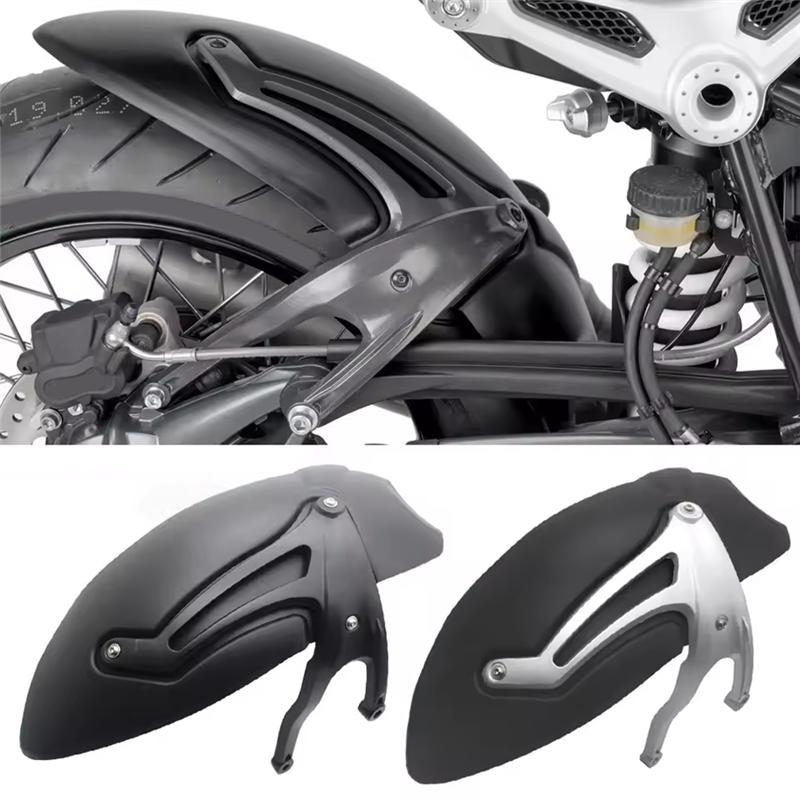 NEW-Motorcycle Rear Fender Cover Hugger Mudguard Mud Splash Guard Flap For BMW R12 NINET R-12 R12NINET 2025 2025 Black