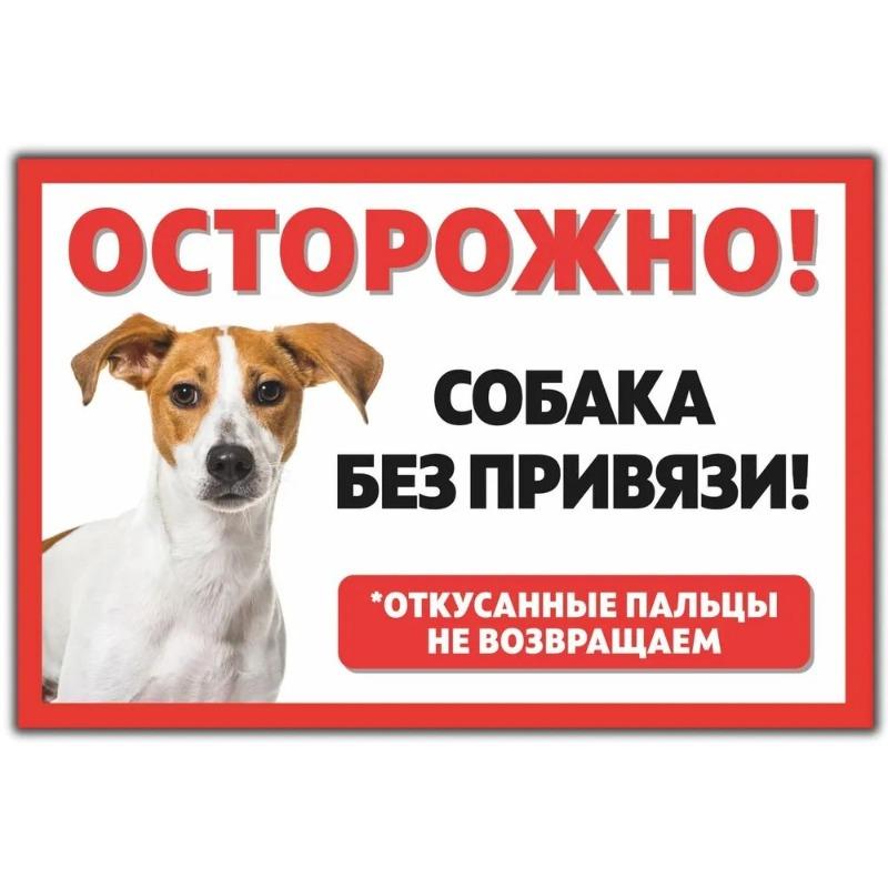 Funny Loose Dog Warning Sign, Humor Fence Plaque