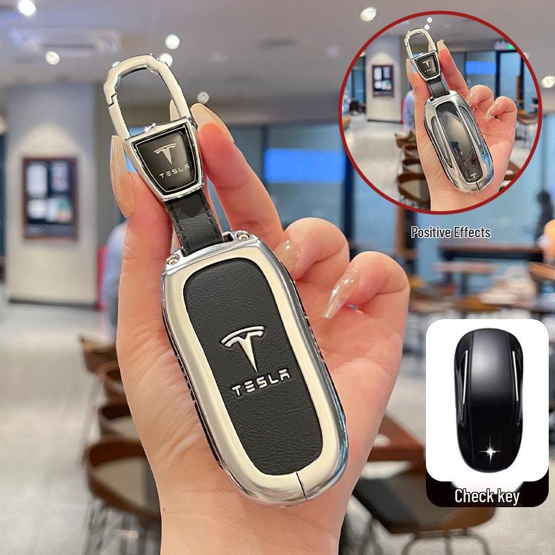 Tesla Model 3/Y/X Key Case Protective Shell with Full Coverage Buckle