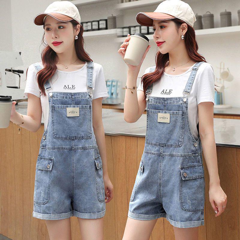 Damen Sommer 2026 Schlankmachendes Petites Denim-Trägerkleid mit taillienbetonendem Rock