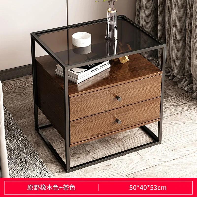 Luxury Bedside Nightstands Modern Wooden Italian Drawers Minimalist Nightstands Table Tall Aesthetic  Bedroom Furniture