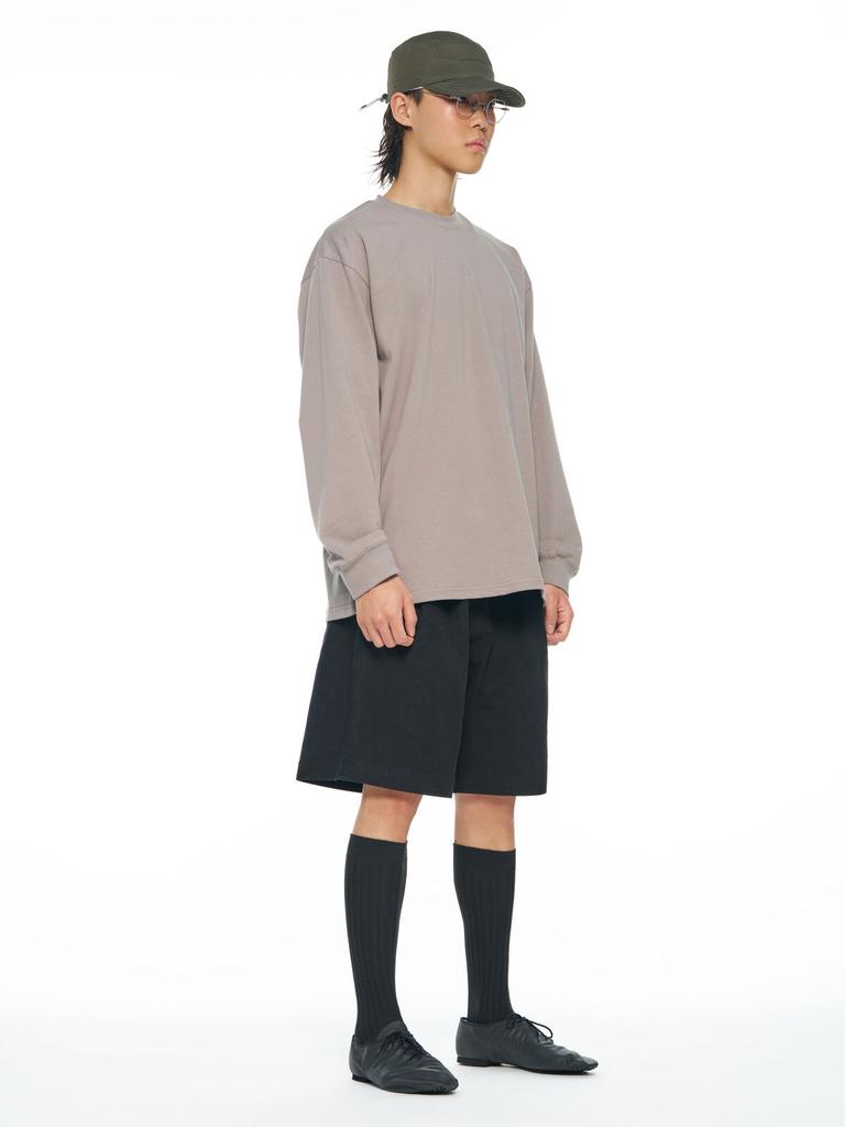Ssississieseu Brown Flow-Division L/S T-Shirt