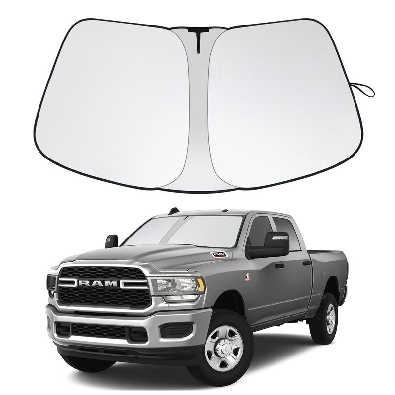 For Dodge RAM 2500 3500 2010-2024 Car Windshield Sunshade Cover Front Window Sun Shade Visor UV Protector Car Accessories