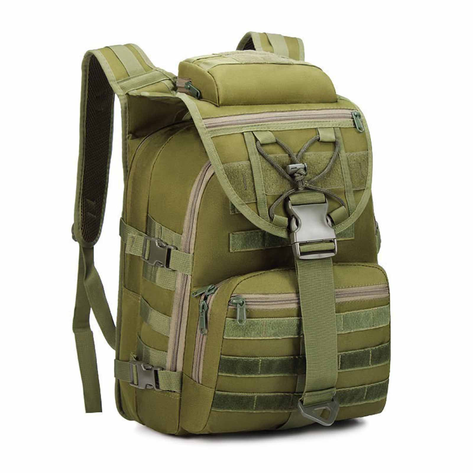 

Рюкзак 40 л – Чоловіча сумка X7 Molle System, Рюкзак для спорту на відкритому повітрі, Кемпінгу, Піших походів та Подорожей, Військовий – Рюкзак One Size