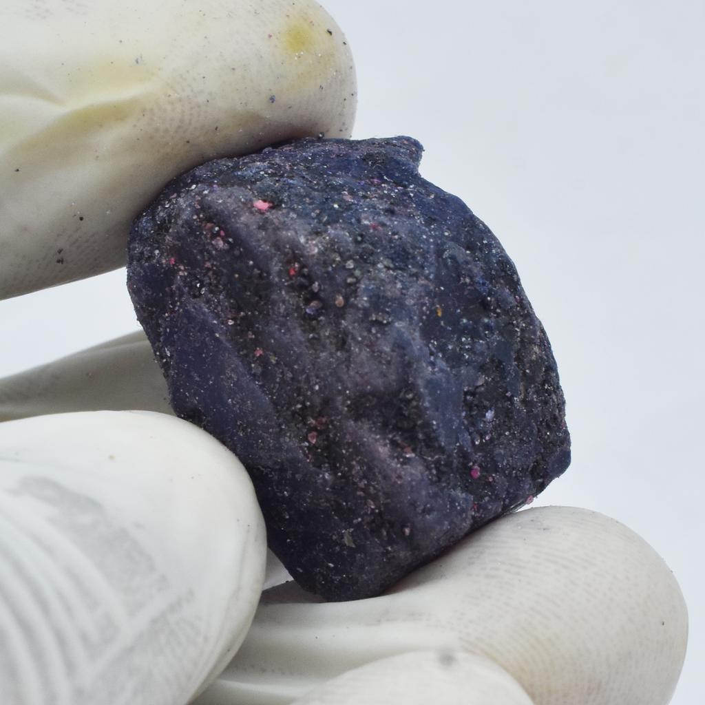 Blue Sapphire Natural Rough Raw CERTIFIED 65.20 Ct Earth Mined Loose Gemstone AR-1845