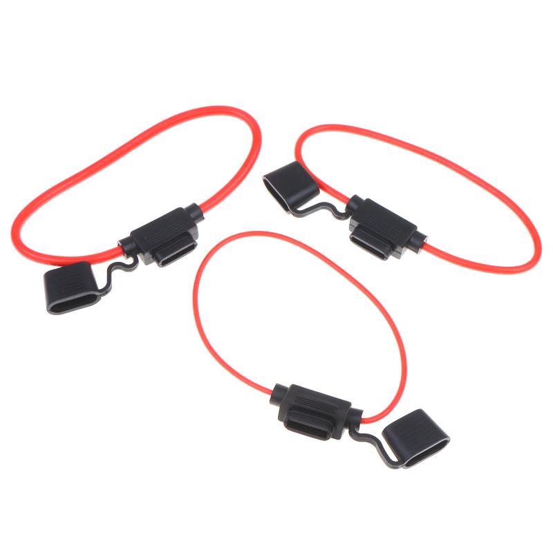 In Line Automotive Fuse Socket Mini Blade Waterproof Fuse Holder Splash-Proof 32V 50A With Fuse Blade Disconnect Switch Socket