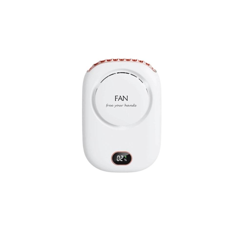 Adjustable Lanyard Neckband Fan 2000 mAh Battery USB Rechargeable Fan  Personal Cooling