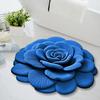 Covoraș de podea floral antiderapant absorbant covor de baie model floare 3D realist covor de podea pentru intrare sufragerie baie bucătărie