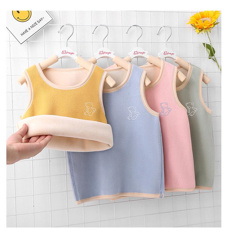 Children's Fleece-Lined Warm Autumn/Winter Vest for Toddlers