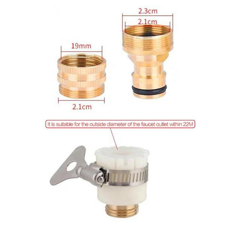 Universal Hose Tap Adapters Faucet Tap Connector Garden Water Hose Pipe Fitting Faucet Adapter Watering Garden Tool 15-23mm