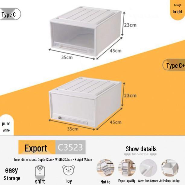 Best-Selling Plastic Drawer Organizer for Home Cabinets
