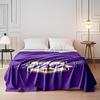 Los Angeles Kings Purple Design print blanket soft and cozy perfect for the living room bed sofa or a nap,gift