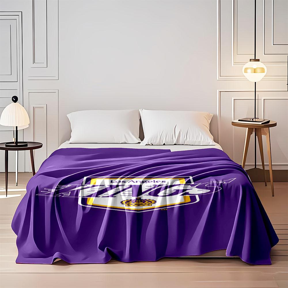 Los Angeles Kings Purple Design print blanket soft and cozy perfect for the living room bed sofa or a nap,gift