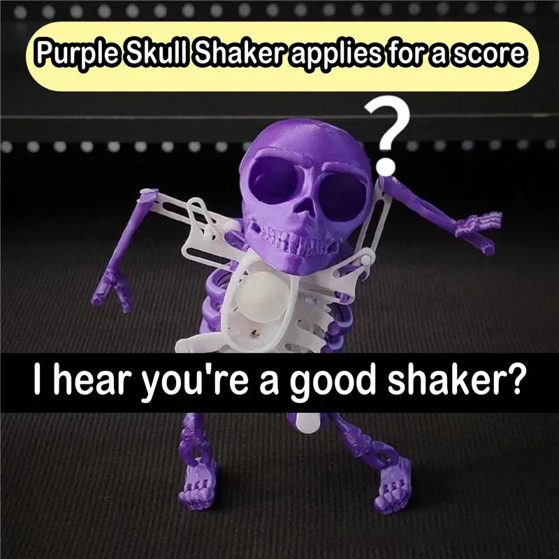 3D Printing Dancing Skull Skeleton, Interesting Mini Skull, Spooky Dancing, Comes with Home Decorations, Children's Gifts