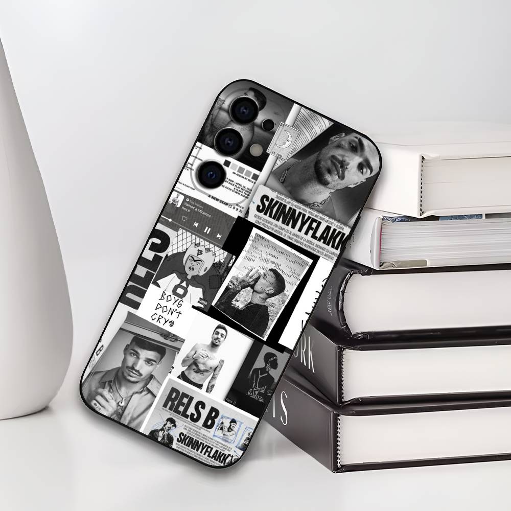 

R-Rels B Hip-hop Phone Case For Samsung S25,S24,S21,S22,S23,S30,Ultra,S20,Plus,Soft Silicone Black Cover Samsung S30Ultra5G