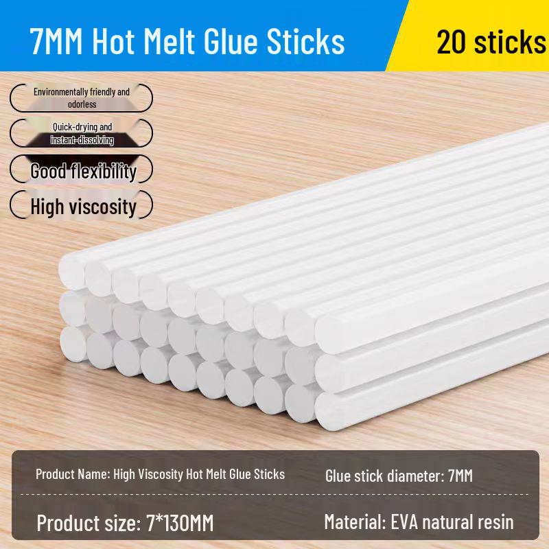 Electric Hot Melt Glue Gun with High Viscosity 11mm Glue Sticks for Household and Crafts