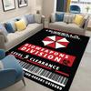 Mode Regenschirm Zombie Teppich für Wohnzimmer Schlafzimmer Dekor Bereichsteppiche Küchentür Rutschfeste Fußmatten Alfombra Geburtstagsgeschenk