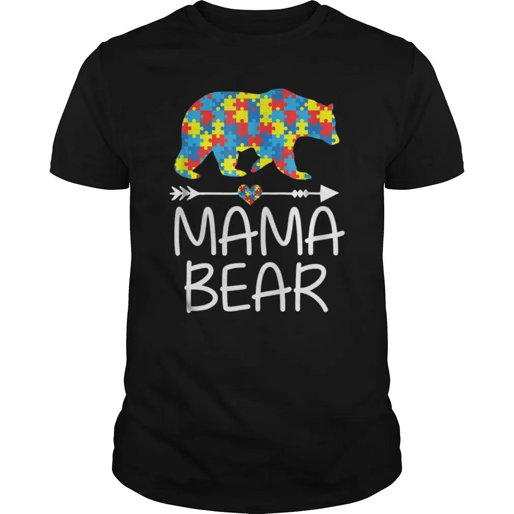 

Grammy Mama Bear Autism Awareness T Shirt New 100 Cotton Short Sleeve ONeck Tshirt Casual Mens Top Size S3XL S