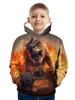 Children's Clothing Hoodies Kids Clothes  Children Top Long Sleeve Cartoon Dinosaurs Print Spring And Autumn Outdoor Clothes