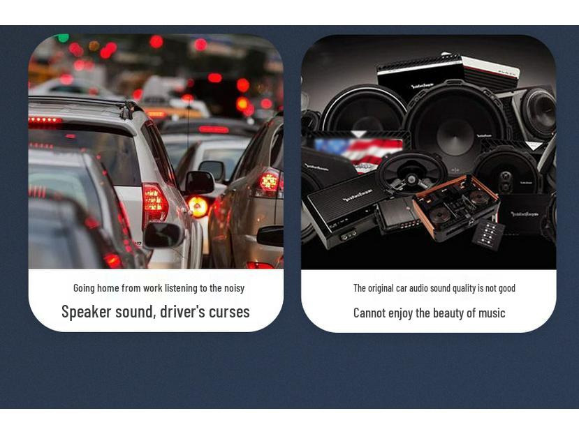 10-Inch Active High-Power Car Subwoofer for Audio Modification