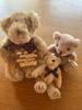 [USED] 3 Mini Teddy Bears, Almost