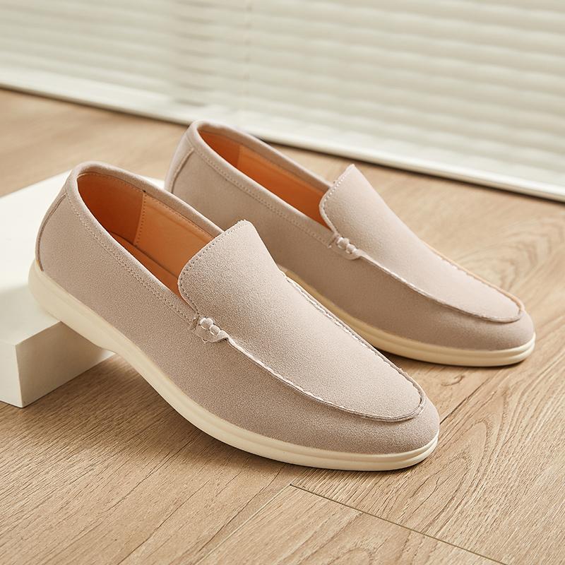 Fashion Men Business Loafers European and American Casual Soft Leather Lightweight Driving Fashion Shoes British Gentleman Shoes Men