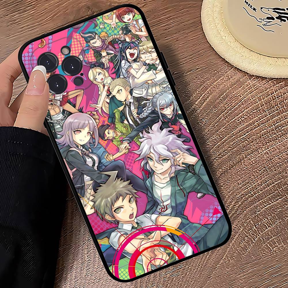 Anime Game D_DanganRonpaS Phone Case For IPhone 14 Plus 13 Mini 11 16 15 17 Pro Max Protection Shockproof