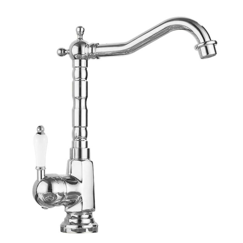 Baterie chiuvetă crom mixere cald și rece baterii chiuvetă antică Bateria chiuvetei rotativă 360