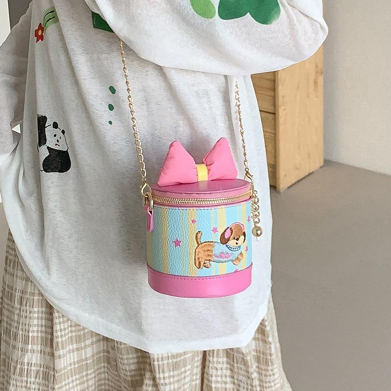 Premium Light Luxury Bow Mini Small Bag Women's New Girls Change Bag Chain Messenger Bag Gift