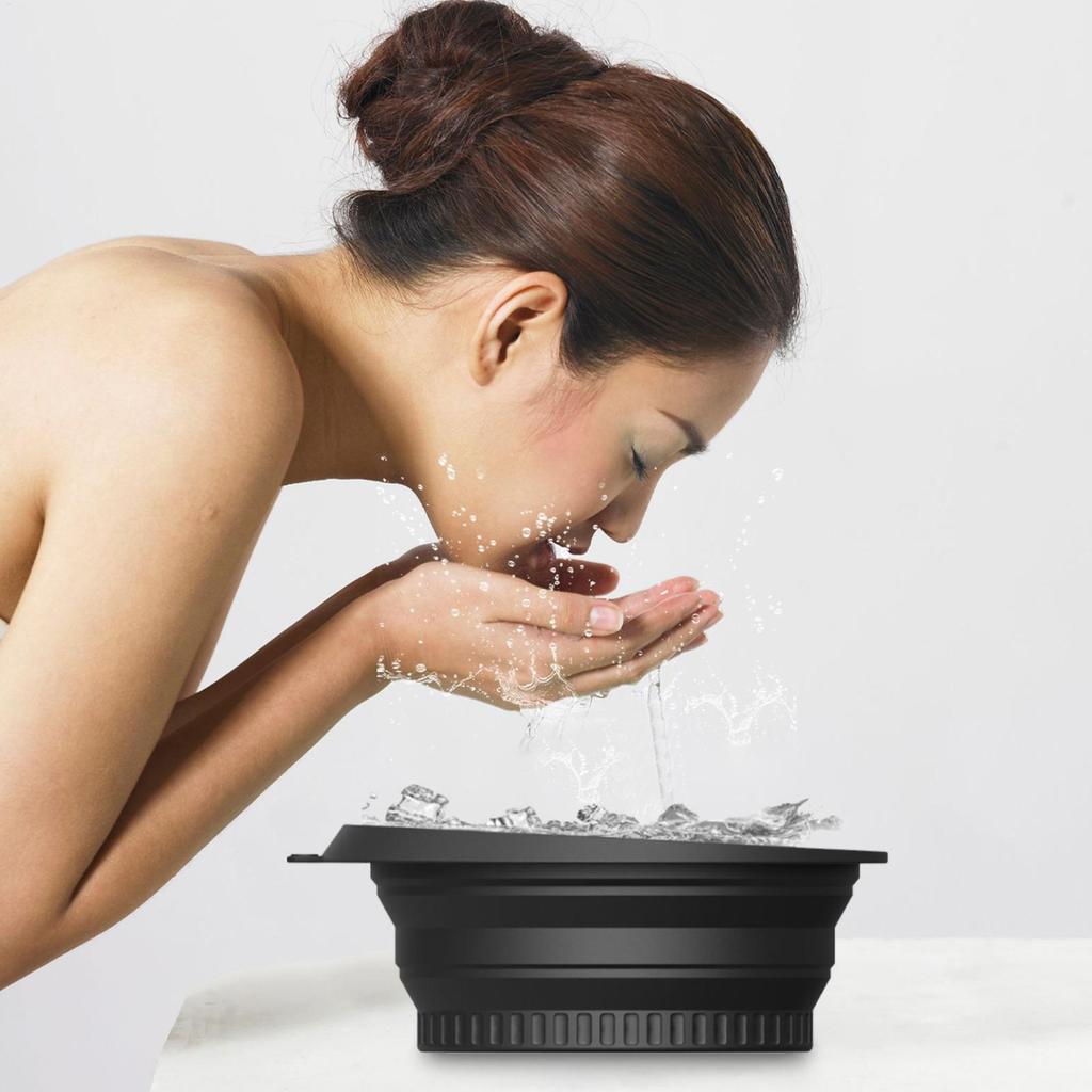 Portable Face Ice Bath Bowl for Facials Plunge Dipping Face Skincare Cold Compress Ice Therapy Wash Basin with Ice Tray