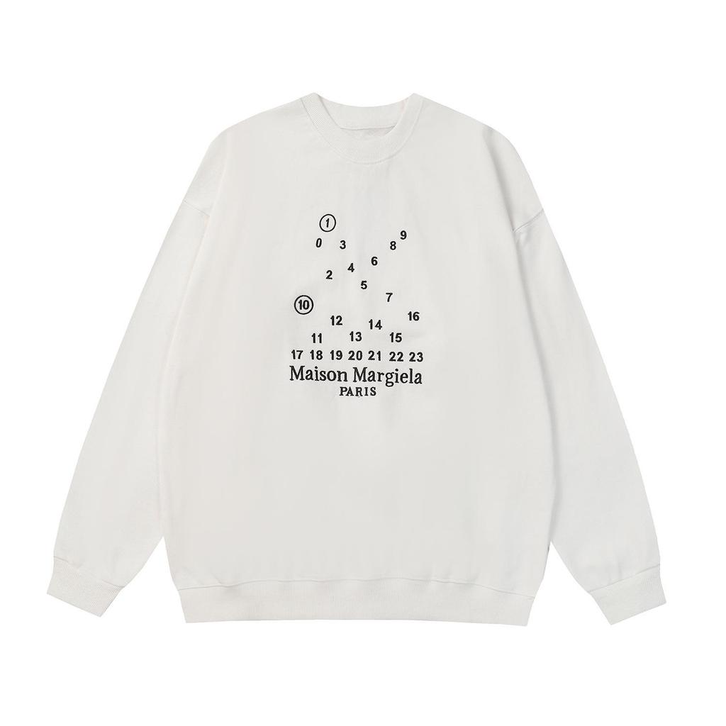 Men's Embroidered Letter Long Sleeve Sweatshirt