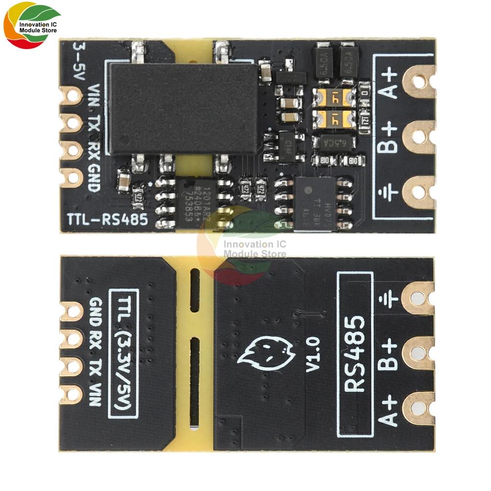 DC 3.3V/5V Isolated TTL To RS485 Level Conversion Module High-speed 2Mbps Signal Processing Serial Port Automatic Commutation