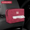 2Pcs Car Leather Tissue Bag Car Backseat Tissue Case Storage For Honda Civic xrv hrv crv brv City Accord Fit Jazz Insight akz256