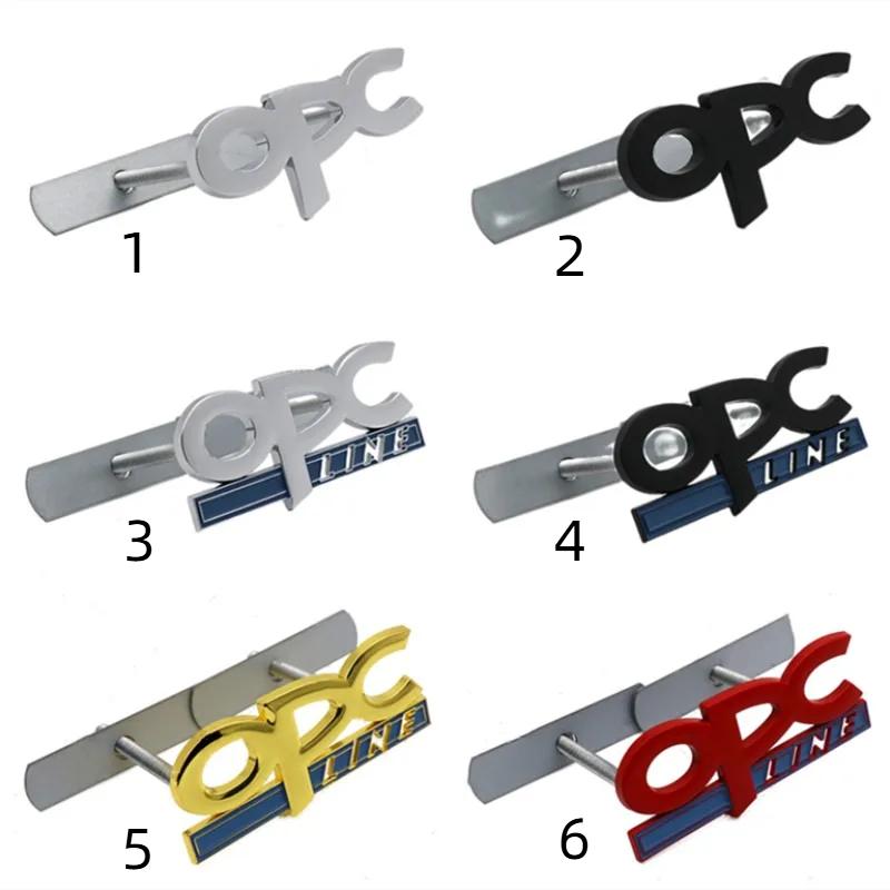 3D Metal OPC Line Car Rear Boot Trunk Emblem Badge Sticker Decal Accessories For Insignia Corsa E Astra H J D Zafira Vectra