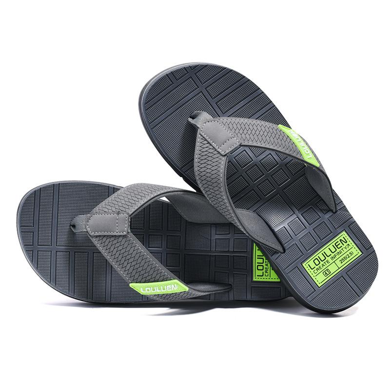 

Новые шлепанцы пляжная обувь мужские повседневные летние тапочки-щипки мужские нескользящие сандалии 45