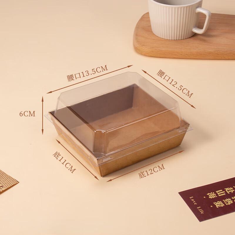 Disposable Square Paper-Plastic Food Packaging Boxes