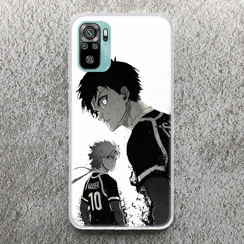 

Blue Lock Isagi Yoichi Soft Case for Xiaomi Redmi Note 10 9 9S 8 Pro 7 9T 5 Phone Shell Mi 11T 12T 10T 12 11 Lite 6X A3 Cover Xiaomi Mi 11 Lite
