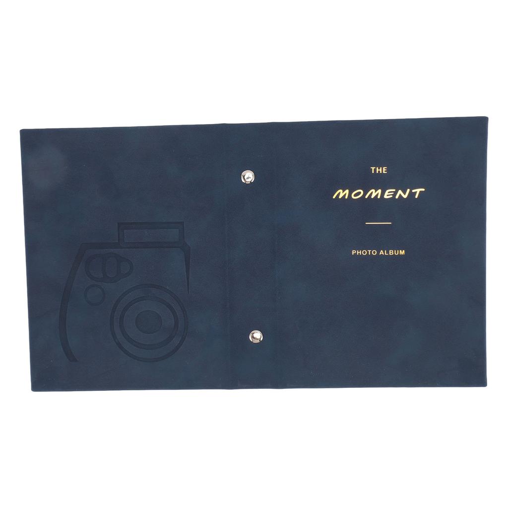 2x3 Foto Albümü 3in 64 Cepli Fotoğraf Kartı Tutucu Kadife Kapak Çok Yönlü Fotoğraf Koleksiyon Defteri için