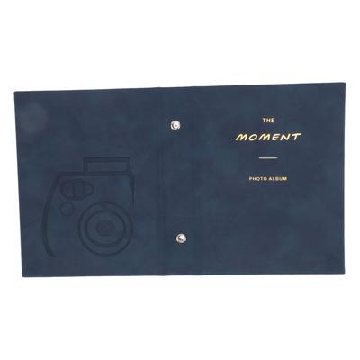 2x3 Foto Albümü 3in 64 Cepli Fotoğraf Kartı Tutucu Kadife Kapak Çok Yönlü Fotoğraf Koleksiyon Defteri için