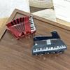 Multipurpose Acrylic Hair Claw Clip Musical Instrument Design Hairpin Hair Ornament For Women Gift For Music Lover