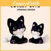 Cartoon Cat Plush Toy With Soft Short Pile For Kids And Collectors